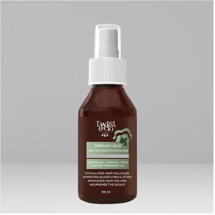 TWIST&GO ORGANIC OILS FOR HAIR GROWTH 100ML - ladyy