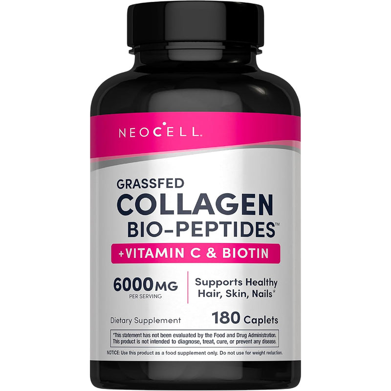 Neocell Collagen Biopeptides + Vitaman C & Biotin 180 Capsules