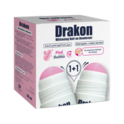DRAKON WHITENING ROLL ON PINK BUBBLE 1+1