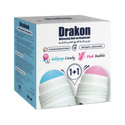 Drakon® promopack Drakon whitening Roll on Pink Bubble + Lollipop candy Free