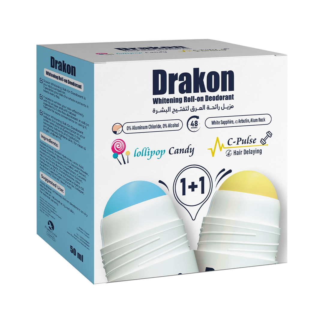 Drakon Whitening Roll On C-Pulse + Lollipop Candy