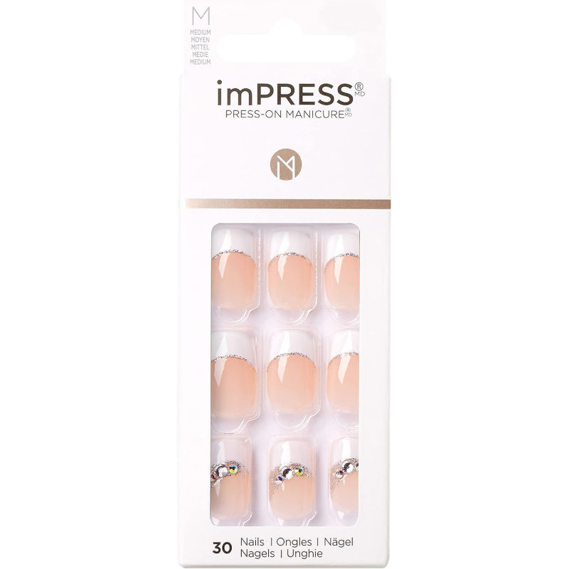 KISS IMPRESS 30 NAILS MEDIUM I THINK I KIMM15