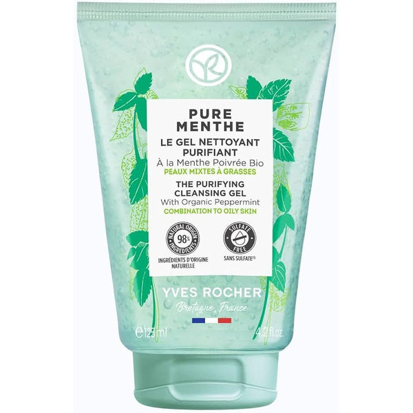 YVES ROCHER PURE MENTHE THE PURIFYING CLEANSING GEL TUBE 125G - ladyy