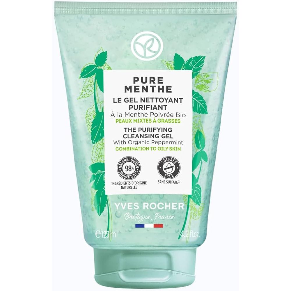 YVES ROCHER PURE MENTHE THE PURIFYING CLEANSING GEL TUBE 125G - ladyy