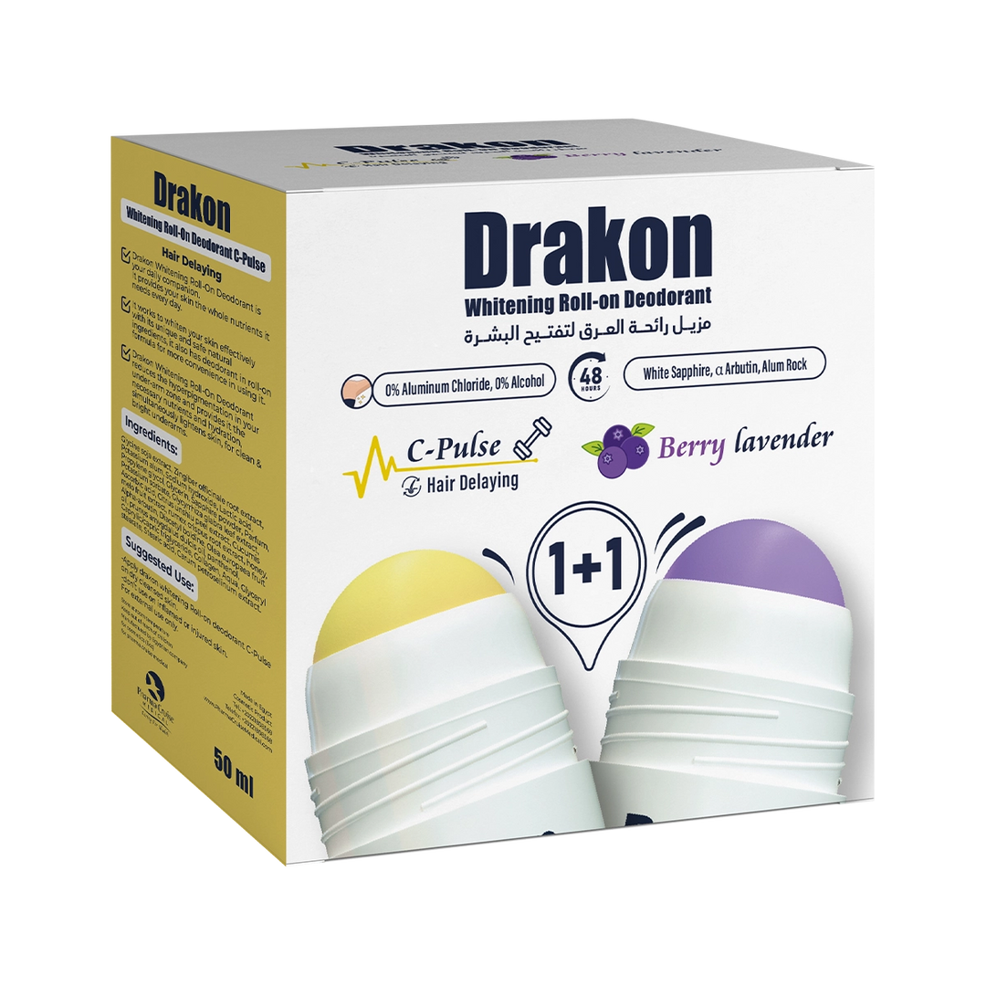 Drakon Whitening Roll On Berry Lavender + C-Pulse