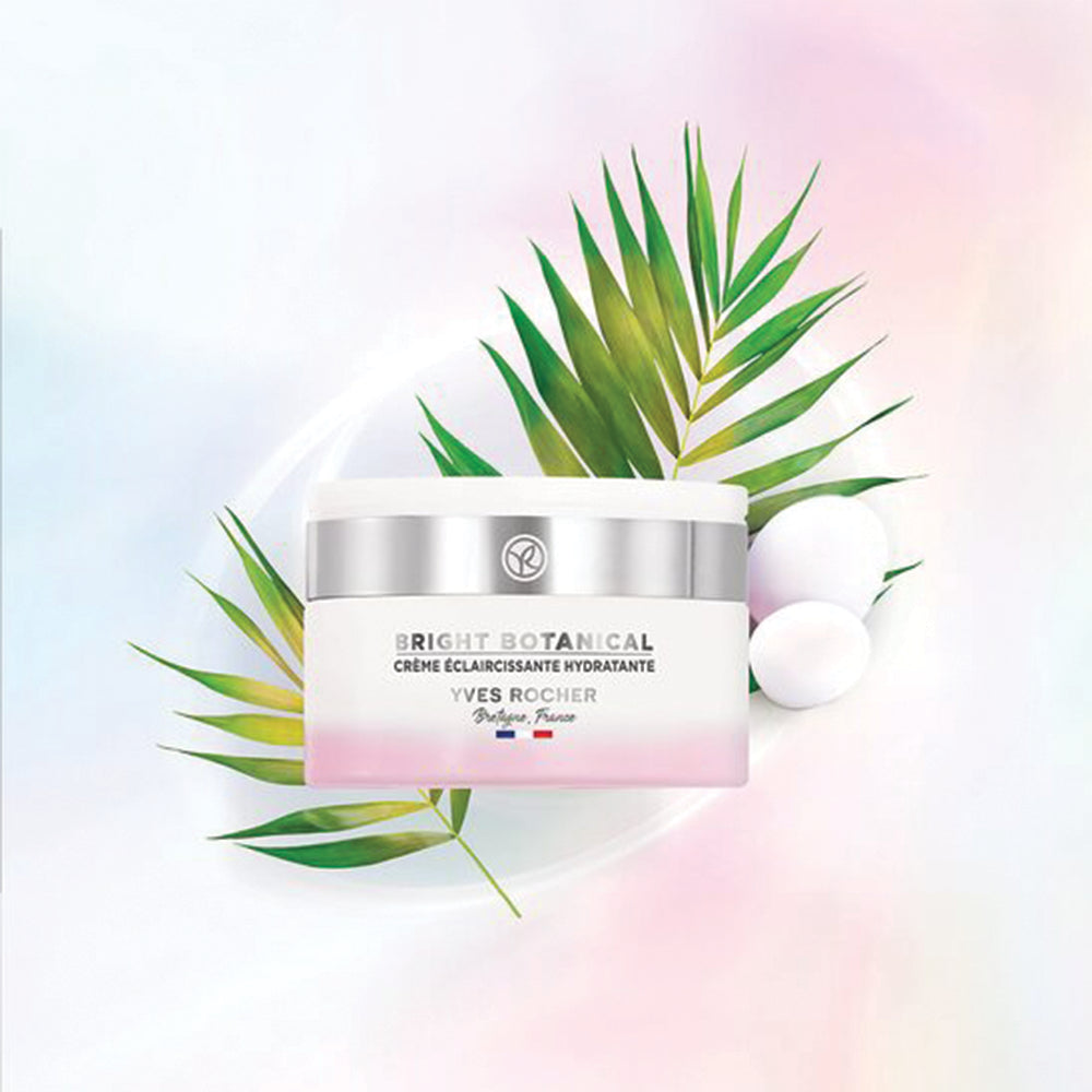YVES ROCHER BRIGHTENING HYDRATING CREAM CREME POT 50ML - ladyy