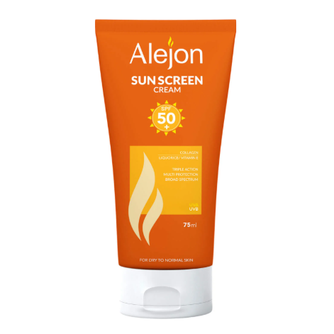 ALEJON SUN SCREEN CREAM SPF+50 75GM