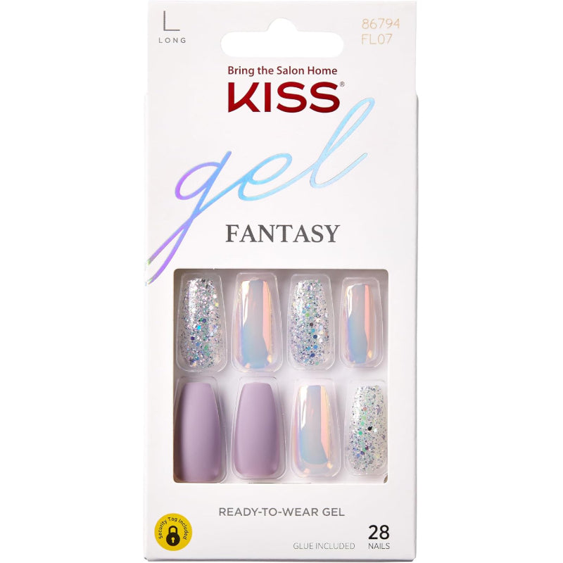 KISS GEL FANTASY NAILS RAINBOW RINGS FL07