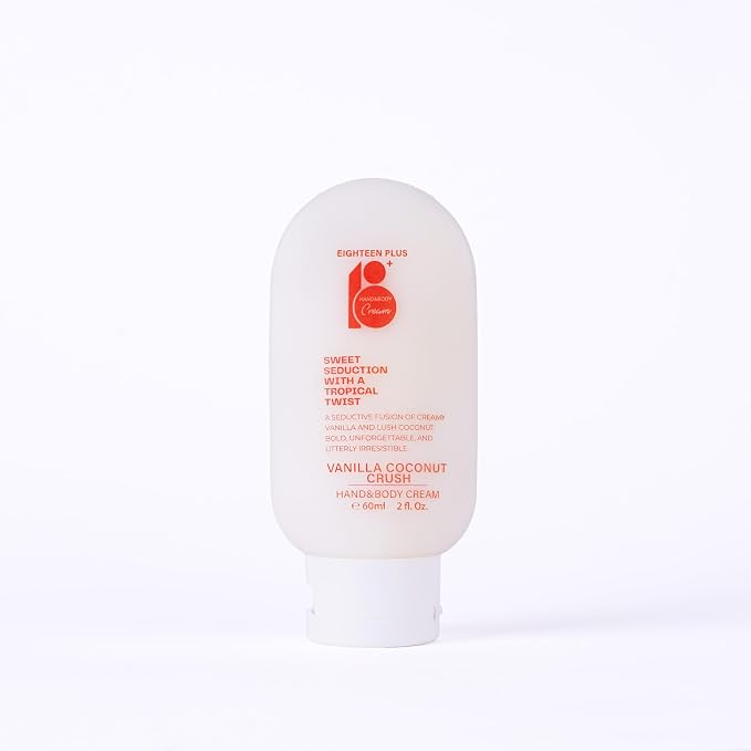 Eighteen Plus 18+ HAND & BODY CREAM 60 ml VANILLA COCONUT CRUSH