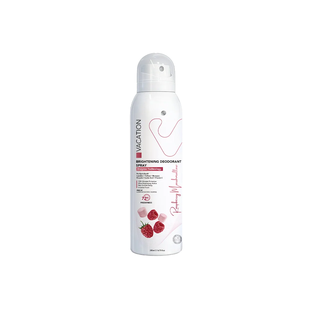 VACATION BRIGHTENING DEODORANT SPRAY RASPBERRY MARSHMALLOW 200ML - ladyy