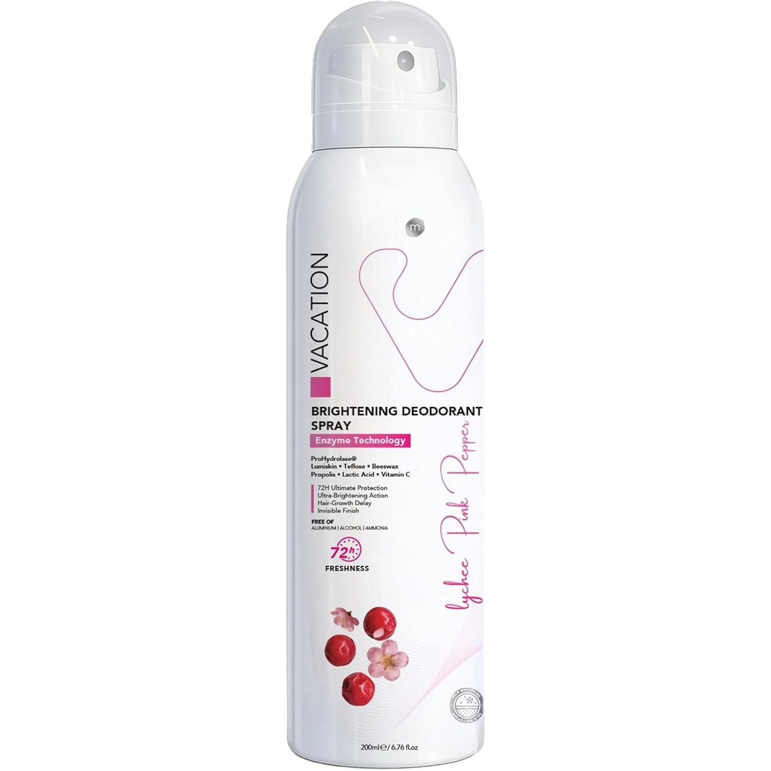 VACATION BRIGHTENING DEODORANT SPRAY LYCCEE PINK PEPPER 200ML - ladyy