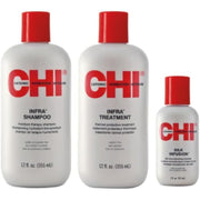 CHI INFRA KIT SHAMPO+CONDITIONER+SERUM
