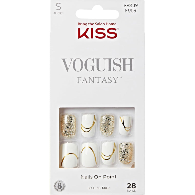 KISS VOGUISH FANTASY NAILS GLAM AND GLOW FV09