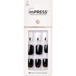 KISS IMPRESS 30 NAILS MIDNIGHT DRIVE KIM004