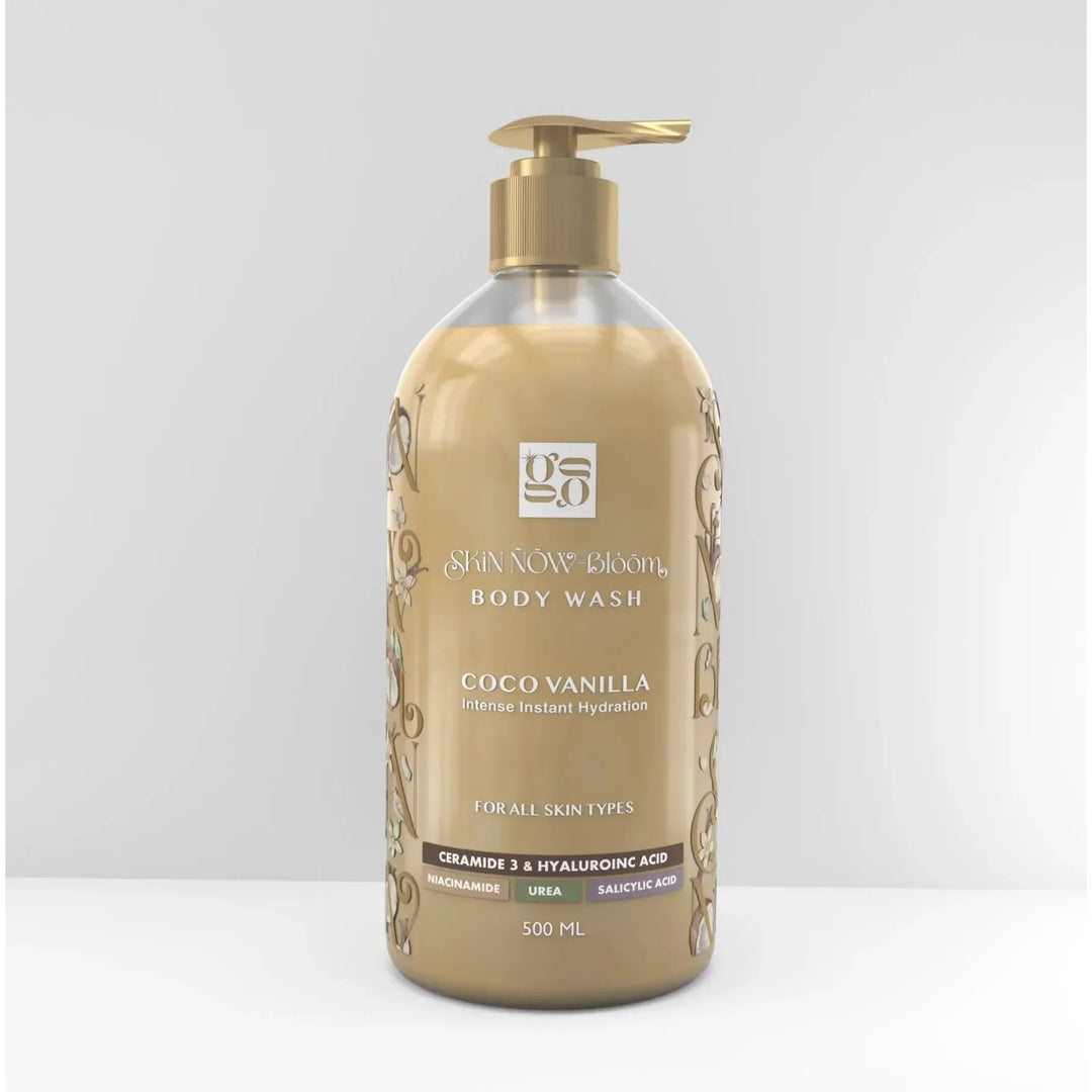 SKIN NOW BLOOM BODY WASH COCO VANILLA 500ML - ladyy