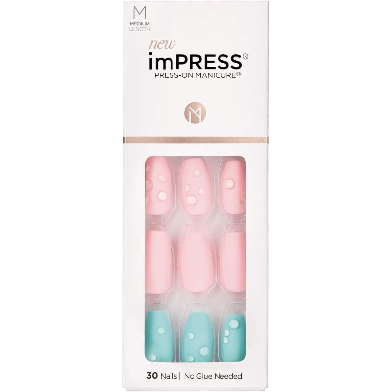 KISS IMPRESS 30 NAILS DEW DROP KIMM06