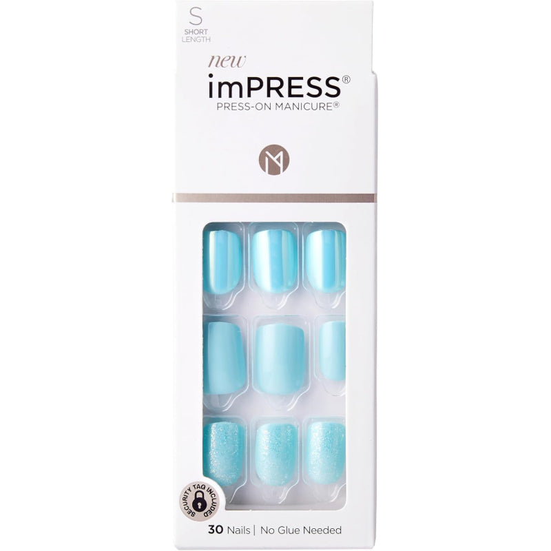 KISS IMPRESS 30 NAILS RAIN CHECK KIM012