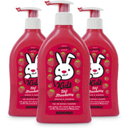 SANOSAN SHOWER & SHAMPOO STRAWBERRY 400 ML