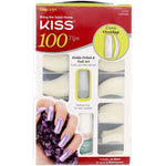 KISS 100 NAILS CURVE OVERLAP INTERNATIONAL 100PS08