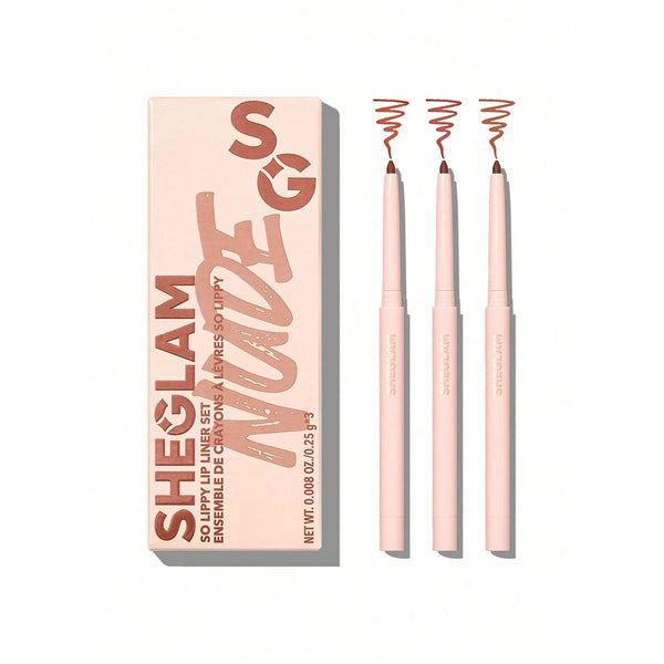 SHEGLAM SO LIPPY LIP LINER SET NUDE - ladyy