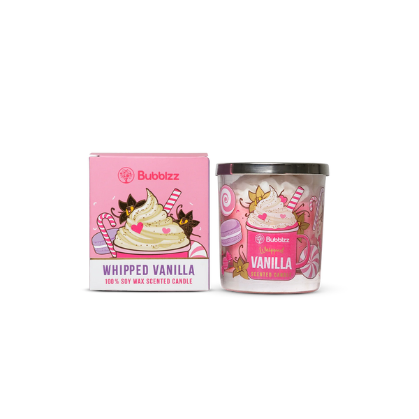 BUBBLZZ WHIPPED VANILLA CANDLE - ladyy