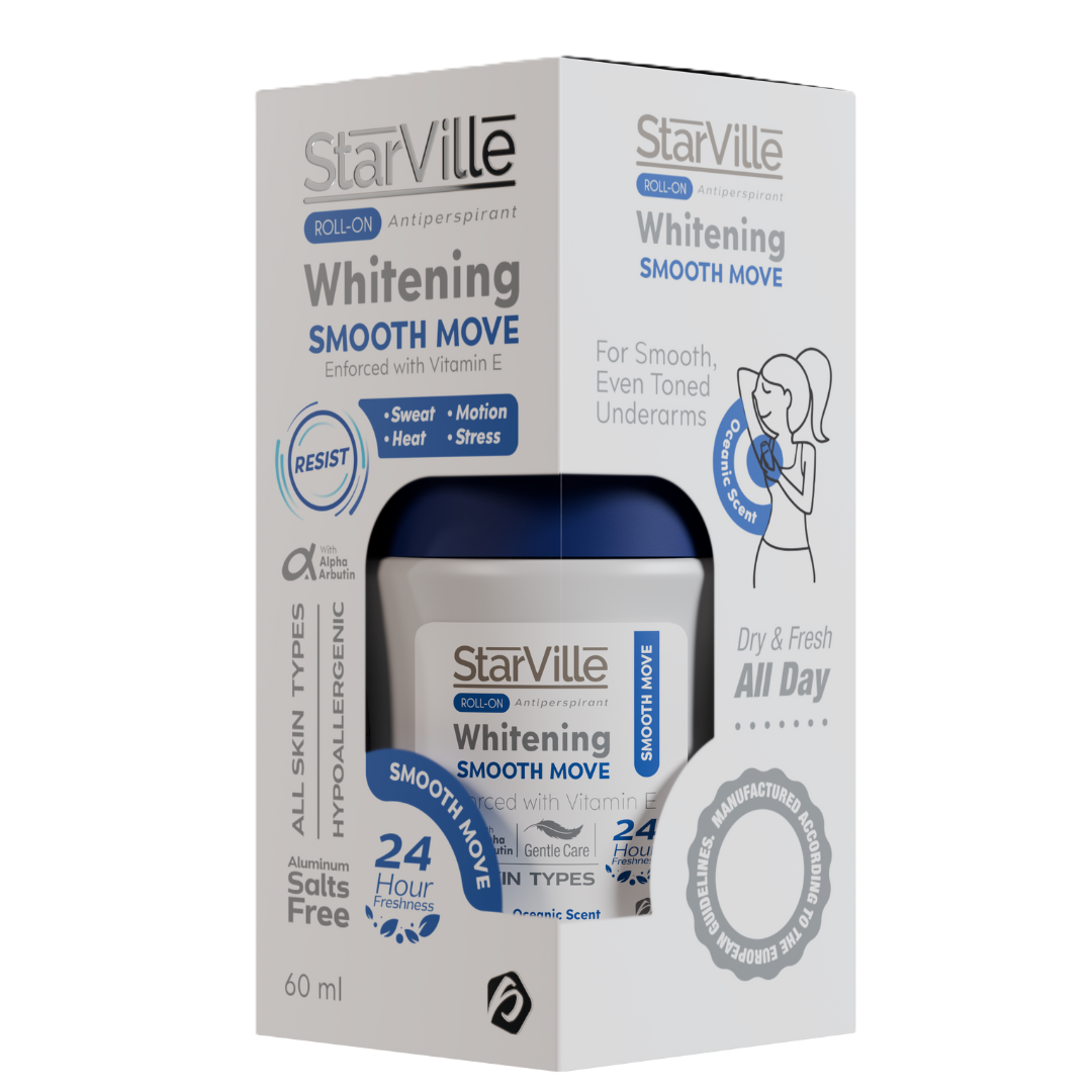 StarVille Roll-on Antipersirant Whitening Smooth Move 60ml