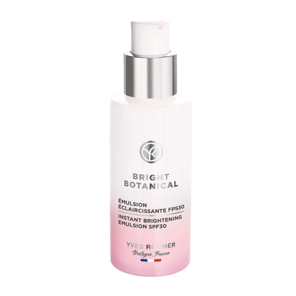 YVES ROCHER INSTANT BRIGHTENING EMULSION SPF 30 FLUIDE POT 50ML - ladyy