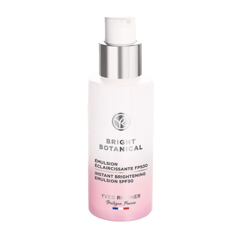 YVES ROCHER INSTANT BRIGHTENING EMULSION SPF 30 FLUIDE POT 50ML - ladyy