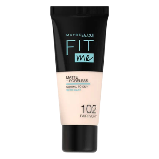 MAYBELINE FIT ME FOUNDATION 102 - ladyy