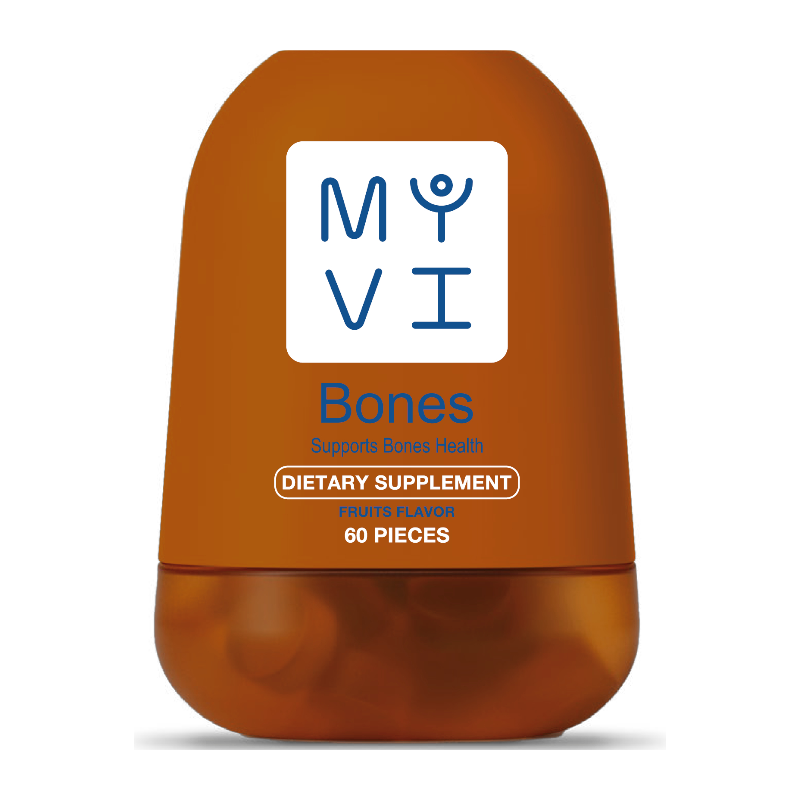 MYVI BONES DIETARY SUPPLEMENT FRUITS FLAVOR 60 PIECES