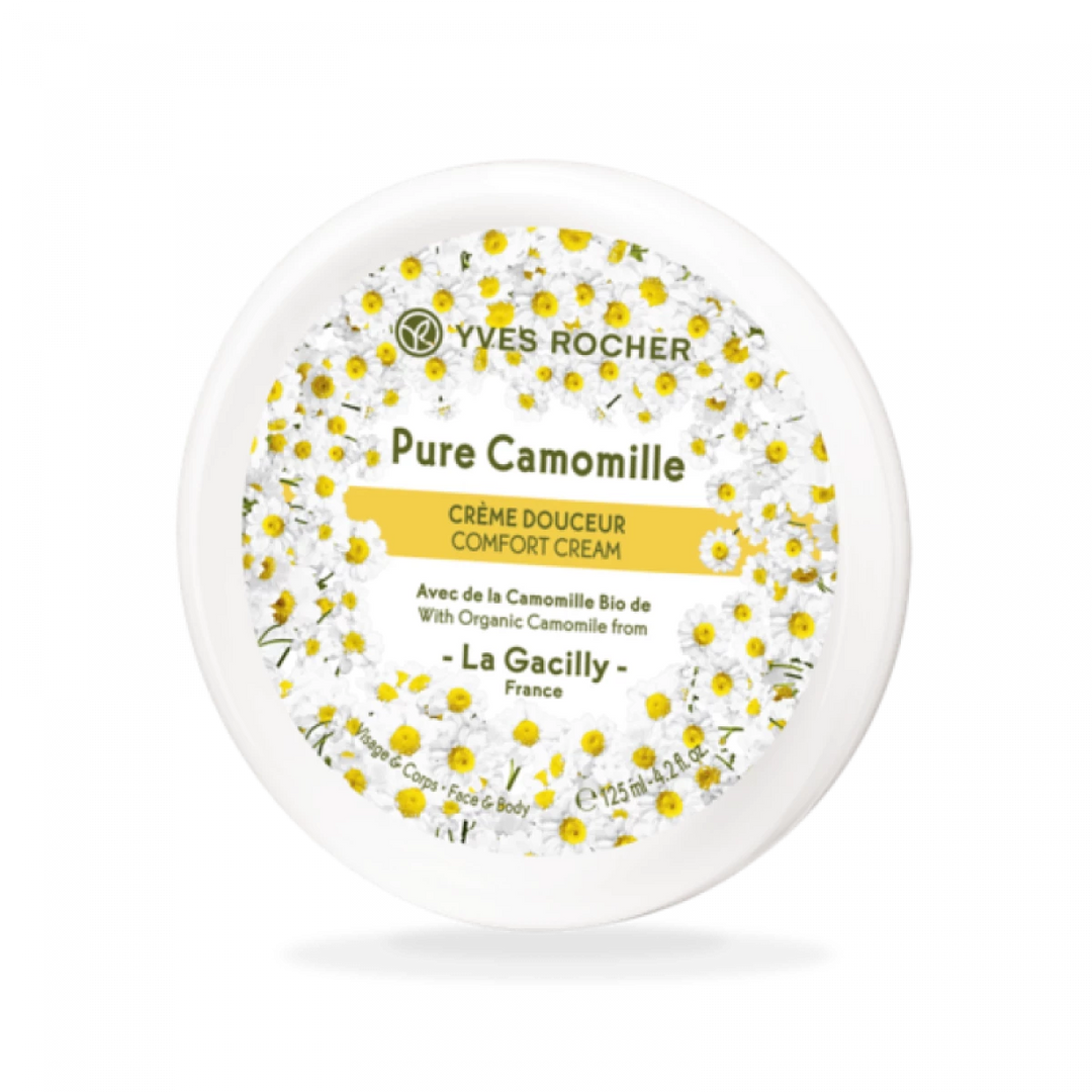YVES ROCHER PURE CALMILLE 2 CARE CRME DOUCEURVISAGE & CORPS PURE CAMOM - ladyy