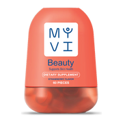 MYVI BEAUTY DIETARY SUPPLEMENT STRAWBERRY FLAVOR 60 PIECES