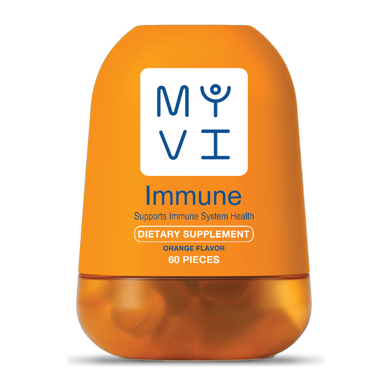 MYVI IMMUNE DIETARY SUPPLEMENT ORANGE FLAVOR 60 PIECES