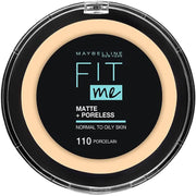 MAYBELINE FIT ME POWDER MATTE 110 PORCELAIN