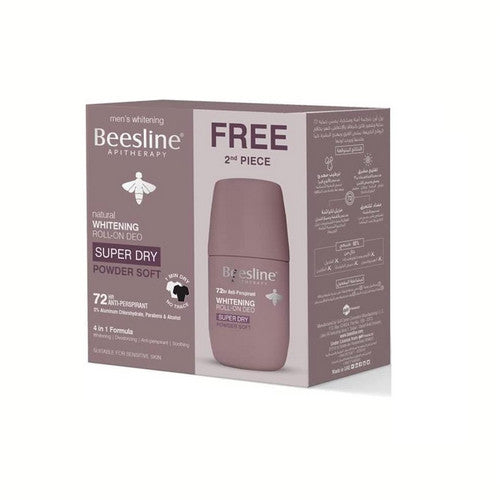 PROMO BEESLINE ROLL ON SUPER DRY POWDER SOFT 1+1 - ladyy
