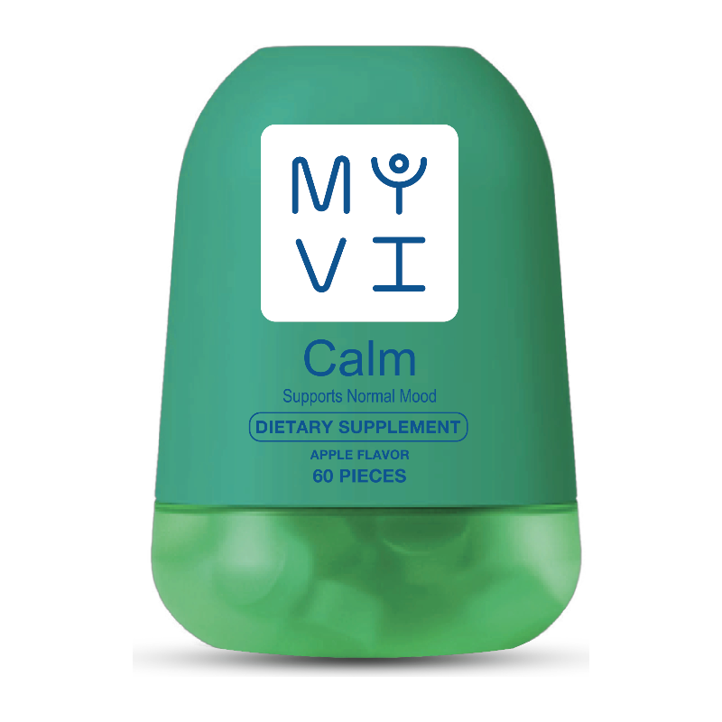 MYVI CALM DIETARY SUPPLEMENT APPLE FLAVOR 60 PIECES