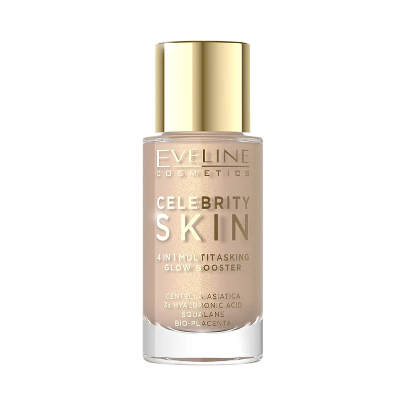 Eveline Celebrity Skin 4In1 Multitasking Glow Booster No. 02 Universal Tan 30 Ml.