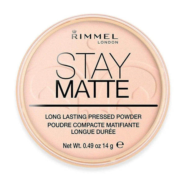 RIMMEL STAY MAT PRESSED PWD PINK BLOSSOM - ladyy