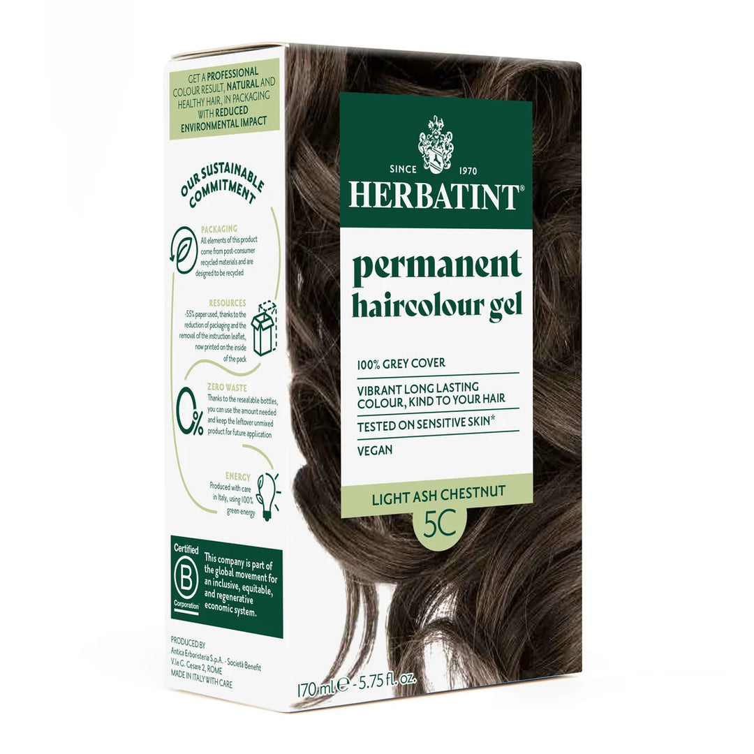 HERBATINT PERMANENT HAIRCOLOUR GEL Light gray chestnut