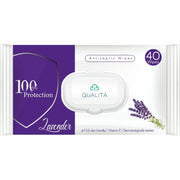 QUALITA ANTISEPTIC WIPES LAVENDER 40 PCS
