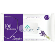 QUALITA ANTISEPTIC WIPES LAVENDER 20 PCS