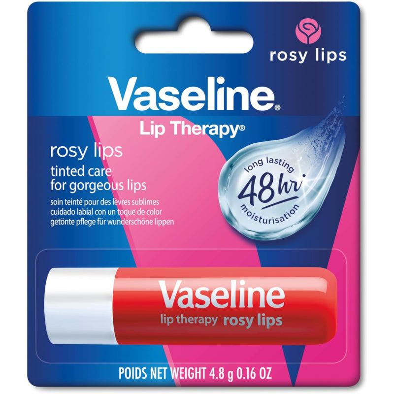 Vaseline Lip Therapy Rosy Lips, 4.8 gm
