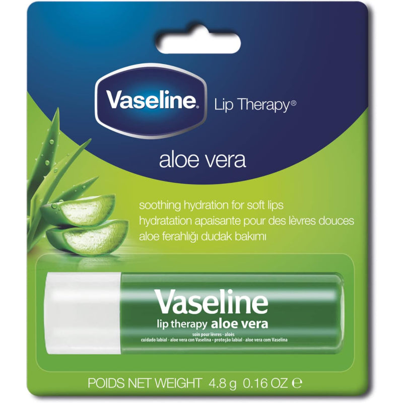 Vaseline Lip Therapy Aloe Vera, 4.8 gm