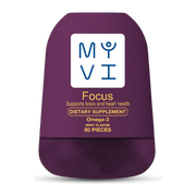 MYVI FOCUS DIETARY SUPPLEMENT OMEGA-3 MINT  FLAVOR 60 PIECES
