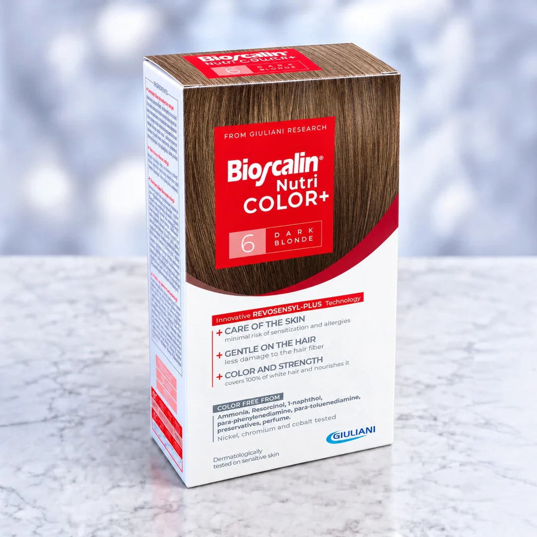BIOSCALIN NUTRI COLOR+ 6 DARK BLONDE KIT