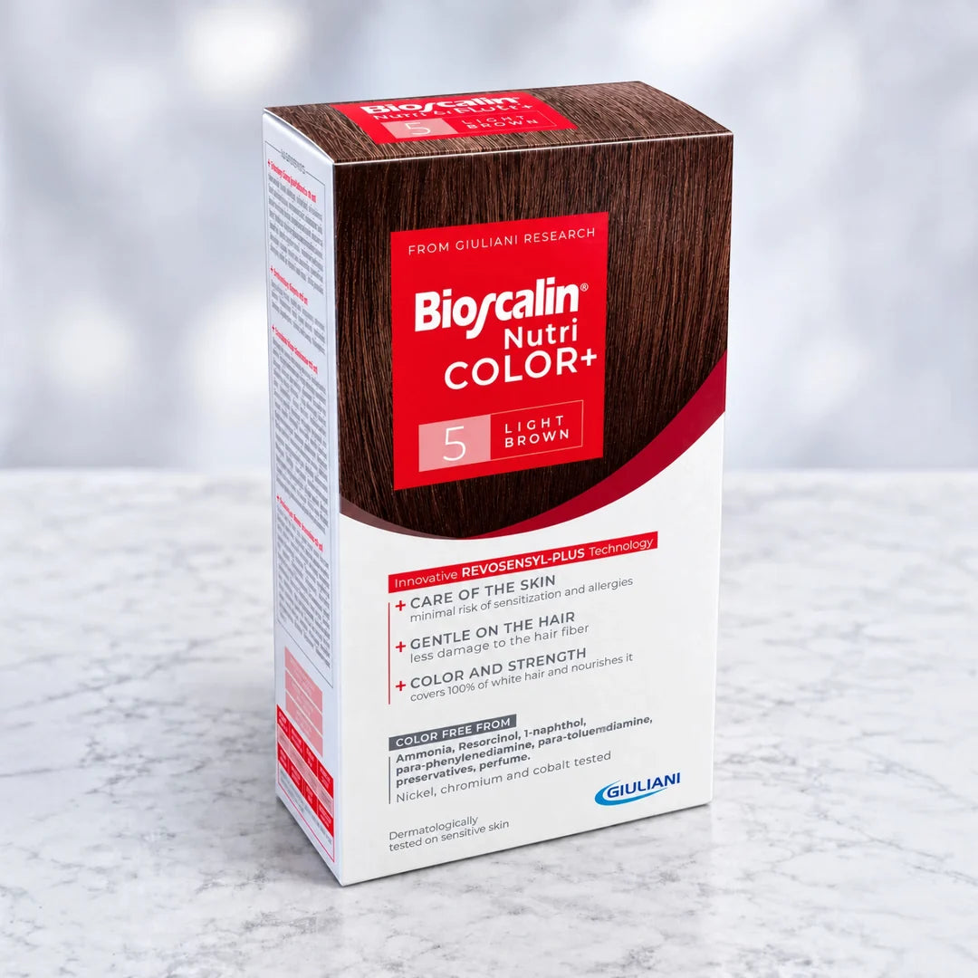 BIOSCALIN NUTRI COLOR+ 5 LIGHT BROWN