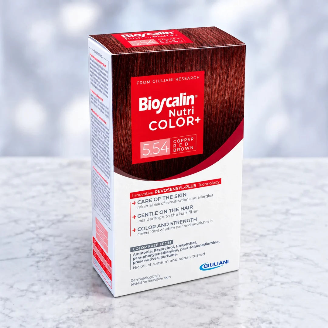 BIOSCALIN NUTRI COLOR+ 5.54 COPPER RED BROWN