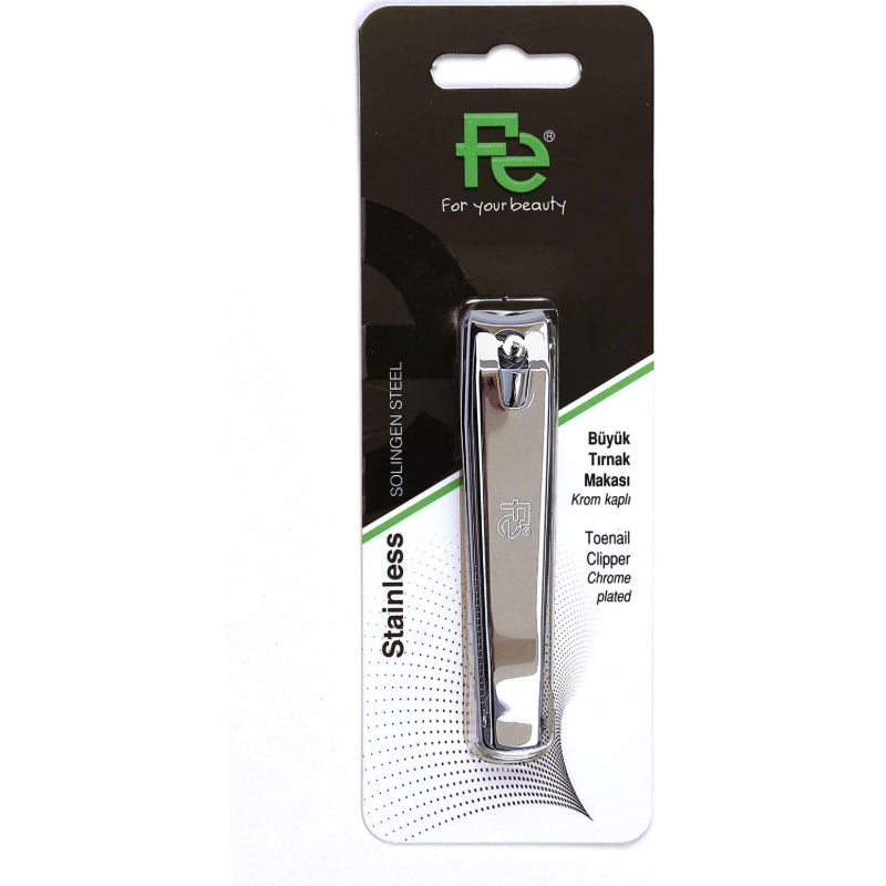 FE TOENAIL CLIPPERS LARGE CHROME PLATED