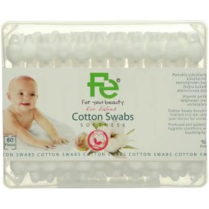 FE COTTON SWABS BABY 60PCS
