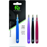 FE TWEEZERS COLORED SLANT TIP 032